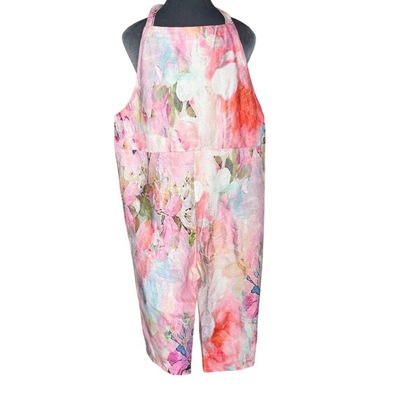 Floral Overalls/ Jumper - Picture 4 of 5